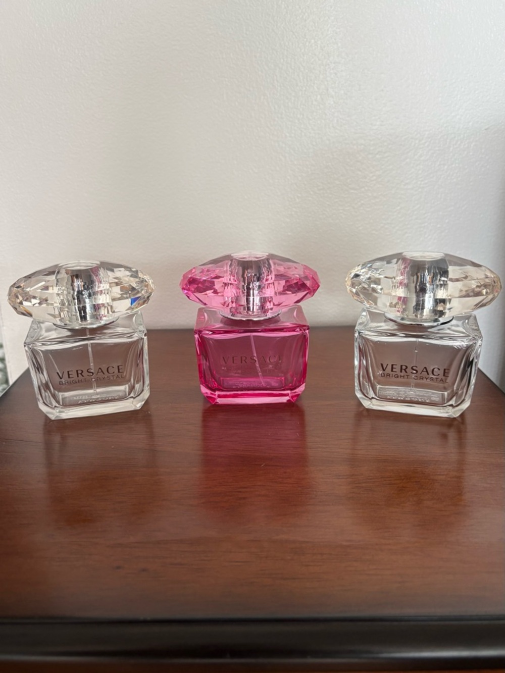 Empty bottles- Versace Bright Crystal